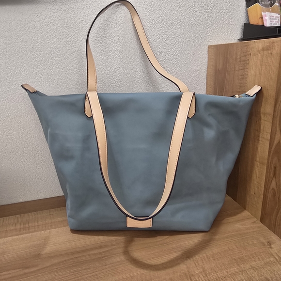 RADLEY LONDON Handbags - RADLEY LONDON Blue and Tan Tote Bag